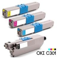 ราคา Oki C301 301 Bk,C,M,Y ของเทียบเท่า (1581914618)