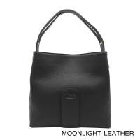 ราคา กระเป๋าหนังแท้ รุ่น Monica หนังวัวแท้ฟอกแบบชามัวร์พ่นสะท้อนน้ำ สีดำ หนังนิ่ม สวย โดนน้ำได้ รับประกัน 1 ปีเต็ม (4444965130)