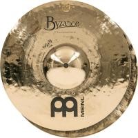 ราคา MEINL Cymbals Byzance Brilliant Heavy Hammered Hihat - 14" (B14HHH-B) (20393245974)