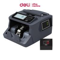 ราคา [ของแถมฟรี] Deli เครื่องนับเงิน เครื่องนับธนบัตร ​จอLCD ตรวจ​แบงค์ปลอมได้ มี 4,6 โหมด bill counter (29288792667)
