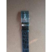 ราคา เข็มขัดหนังจระเข้แท้ สีดำซับในหนังวัว (3502627124)