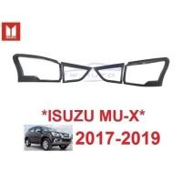 ราคา MU-X ครอบไฟท้าย 2017 2018 2019 สีดำด้าน อีซูซุ มิวเอ็กซ์ ครอบไฟ ฝาไฟท้าย รถยนต์ แต่งไฟ MU X Isuzu MUX (25240568006)