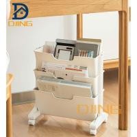 ราคา ชั้นวางหนังสือ3ชั้นใต้โต๊ะข้างโต๊ะมีล้อเลื่อนชั้นเก็บหนังสือที่เก็บหนังสือชั้นวางหนังสือพิมพ์ชั้นวางขของ (18930135196)