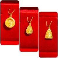 ราคา จี้หลวงปู่ทวด,หลวงพ่อโสธร,พระพุทธชินราช(จิ๋ว) เลี่ยมทองแท้ (7615439883)