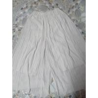 ราคา Aถ380(ถดตตม)#กางเกงกระโปรงสีครีมนวลงานป้าย lowryนำเข้าเอวสม็อคอัดจีบรอบ ผ้าชีฟองเนื้อทรายมีซับใน รอบเอว:25-32" รอบอก" เส (24358322760)