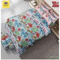 ราคา ลิขสิทธิ์แท้% PL031 Tom&Jerry ลายทอมแอนด์เจอรี่ Satin Plus+ ซาติน พลัส ลายการ์ตูนลิขสิทธิ์ชุดผ้าปู3.5,5,6ฟุต ผ้านวม (28913317835)