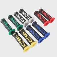 ราคา 24mm Universal Motorcycle Anti-Slip Rubber Handlebar Grips Bicycle Handlebar Covers Soft Handle for (56606114666)