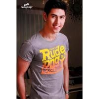 ราคา rudedog เสื้อคอกลม ชาย รุ่น bubble สีเทาอ่อน (2982713770)
