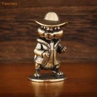 ราคา ครอบครัว> 1ชิ้นโบราณกระรอกเครื่องประดับไม้เนื้อแข็งรูปปั้นรูปแกะสลักทองเหลืองกระรอกถั่วหม้อชาผู้ถือธูปตกแต่งโต๊ะดี (29744191272)