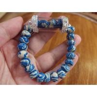 ราคา เทพจำแลงภมร ร้อยกับว่าน 108 หรือ ประคำเบญจรงค์ สีฟ้าขาว พาสเทล ของครูบากฤษณะ อินทวัณโณ (21567470478)