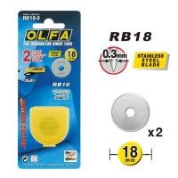 ราคา ใบมีดคัตเตอร์ OLFA RB18 ขนาด 18 มม. (หลอด2ใบ) (2000936950)