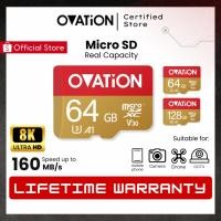 ราคา OVATION Micro SD 64GB / 128GB Extreme Microsd U1 U3 A1 UHS-I UHS-III UHS I UHS III MicroSDX การ์ดหน่วยความจํา (53302020625)