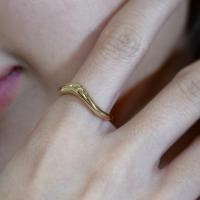 ราคา Grace Fine Jewelry แหวนทองแท้ 9K Organic Design (21980087183)