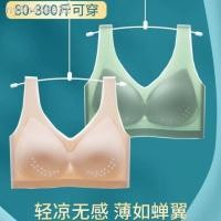 ราคา ✕female summer ice silk seamless beauty back bra one sports tube top underwear female thin Gathering bra (11319157359)
