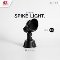 ราคา SL LIGHTING โคมไฟสนาม MR16 ขั้วGU5.3 /ส่องต้นไม้ ติดพื้น ปักพื้น-ปักดิน ไฟสวน รุ่น SL-12-5404DD/BK (22819872420)