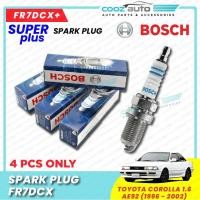 ราคา Toyota Corolla 1.6 AE92 1996 - 2002 Bosch Super Plus พร้อมหัวเทียน Yttrium FR7DCX+ (48102586805)