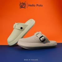 ราคา Hello Polo รองเท้าแตะนุ่ม รองเท้าเปิดส้น รองเท้าhello polo UNISEX ลำลอง กันลื่นและทนทาน ลางแจ้ง แฟชั่นฤดูร้อน HP8047 (26927269926)