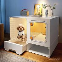 ราคา ☽☾ กรงสุนัข 3 ห้อง ◆ ไซส์เล็ก เช่น ชิทสุ-ปอม ◆ ใช้ในบ้าน ทำความสะอาดง่าย (43677931565)