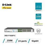 ราคา Gigabit Switching Hub D-LINK (DGS-F1026P-E) 24 Port POE + 2 Port Uplink (17'') - LifeTime (29162250586)