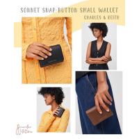 ราคา [Preorder] กระเป๋าสตางค์ Charles and Keith รุ่น Sonnet Snap-Button Small Wallet (19878092738)