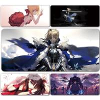 ราคา Fate Saber Altria Pendragon Tohsaka Rin Nero XXL แผ่นรองเมาส์สําหรับเล่นเกมขนาดใหญ่ลื่นแป้นพิมพ์สํานักงานแผ่นรองโต๊ะ Mousepad (51353569691)
