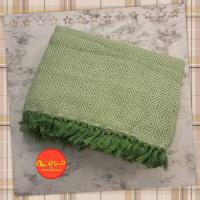 ราคา ผ้าห่มผ้าฝ้ายทอมือ ผ้าห่มทอมือ 100% ขนาด 102*204 cm ประมาณ 3 ฟุต (13754154742)