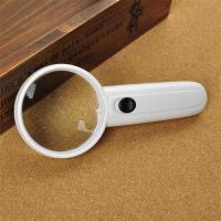 ราคา แว่นขยาย มีไฟ LED แว่นขยายอ่านหนังสือ แว่นตาแว่นขยาย แว่นส่องเพชร แว่นขยายส่องพระ กล้องส่องพระ 2LED HAND-HOLD MAGNIFIER (43428314938)