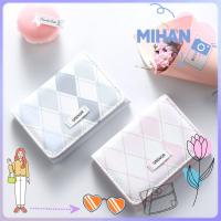 ราคา Mh กระเป๋าสตางค์ หนัง PU ลายตารางหมากรุก เรียบง่าย อเนกประสงค์ ขนาดเล็ก สีฟ้า แฟชั่นสําหรับผู้หญิง (22357358723)