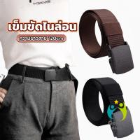 ราคา Comfy เข็มขัดหัวพลาสติก ความยาว 120 cm สายไนล่อน ไม่ต้องเจาะรู เเข็มขัดแฟชั่น belt (22477984499)