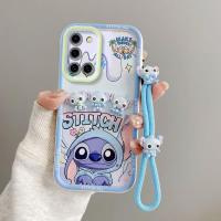 ราคา พร้อมส่ง เคส+สายคล้อง Samsung A56(5G) เคสโทรศัพท์ซิลิโคนอ่อนนุ่ม กันกระแทก ลายการ์ตูนสติช Stitch Disney (56552799652)