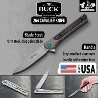 ราคา มีดพับ Buck 264 Cavalier Knives Grey color (27822117932)