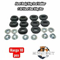 ราคา แพคเกจ 10 ชิ้น HONDA RUBBER BODY RING OVAL ROUND RUBBER 1 ชุดยางและแหวน BOS (WHOLESALE) (28644023679)