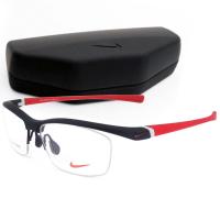 ราคา Nike Fashion แว่นตา รุ่น 7070 C-3 สีดำขาแดง กรอบเซาะร่อง ขาข้อต่อ พลาสติก พีซี เกรด เอ Eyewear Top Glasses (3910662956)