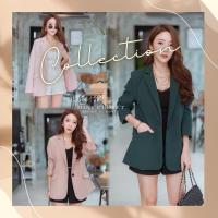 ราคา เสื้อBlazer ทรงสูทเป๊ะ ผ้าเนื้อดีลื่นมือ #minicloset (29070413344)