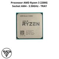 ราคา โปรเซสเซอร์ AMD Ryzen 3 2200G Socket AM4 - 3.50GHz - TRAY (29177286753)