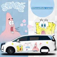 ราคา ♚-♚GL8 Tengshi D9 SpongeBob Body Sticker Paida Star Commercial Car Odyssey MPV การ์ตูนอะนิเมะฟิล์ม (28010583037)