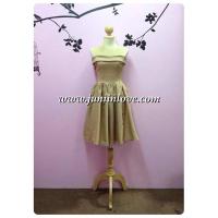 ราคา เดรสสั้นปาดไหล่ใสาออกงาน (4882784581)
