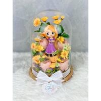 ราคา โหลแก้วดอกไม้ ตุ๊กตาเจ้าหญิง เจ้าหญิงดิสนีย์ ราพันเซล Rapunzel Disney Princess ของขวัญวาเลนไทน์ ของขวัญวันเกิด รับปริญญา (3557203372)