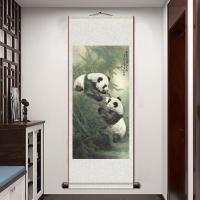 ราคา สไตล์จีนภาพวาดจีนผ้าไหมภาพวาดบิ๊กแพนด้าเลื่อนภาพวาดของขวัญภาพวาดห้องนั่งเล่นห้องนอนตกแต่งภาพวาดใหม่สไตล์จีน26.1.26 (44955338046)