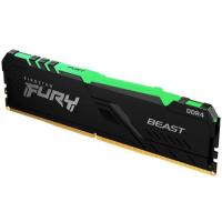 ราคา 16GB (16GBx1) DDR4/2666 RAM PC (แรมพีซี) KINGSTON FURY BEAST RGB (KF426C16BB1A/16) (22070509806)