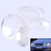 ราคา ^NEW^ 1 คู่ไฟหน้ารถสําหรับ Mercedes Benz E-Class W211 2003-2009 ไฟหน้าฝาครอบเลนส์ (43875436161)