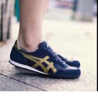 ราคา Sale Onitsuka Tiger Serrano Navy Gold (2782393514)