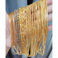 ราคา สร้อยคอทองเลเซอร์ 18k ยาว 18" (1871620813)