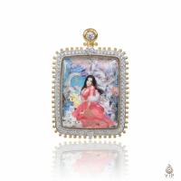 ราคา ✨ ล็อกเก็ตนางจิ้งจอก อ.ปรีชา AJ Preecha (ฟรีสร้อย) | Fox Lady Locket Amulet w/ Free Necklace | 狐仙锁牌(กรอบชุบหนา2เท่า) (27357133766)