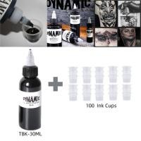 ราคา DYNAMIC TBK หมึกสักลาย 30ML หมึกสีดำ แก้วหมึก เครื่องมือสัก (27062344653)