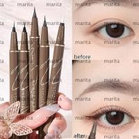 ราคา MARITA Ultra-fine Liquid Eyeliner Pen, Lower Lashes Quick Drying Ultra-fine Liquid Eye Liner, เครื่องสําอางกันน้ํา Long Lasting Matte Black Eye Liner ผู้หญิง (41178543909)