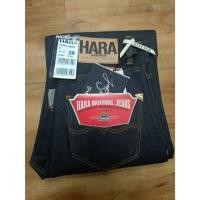 ราคา HARA HMR1-8001-01 ริมแดง ผ้าดิบ 18 Oz.สีมิดไนท์ ทรงกระบอกใหญ่ (52754961809)