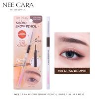 ราคา N353 Nee cara Be Colorful Micro Brow Pencil บี คัลเลอร์ฟลู ไมโคร โบรว เพ็นซิล (29861314947)