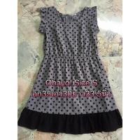 ราคา มือ2 เดรสชีฟองลายจุด แบรนด์ Ohayo! Size S (1595958580)