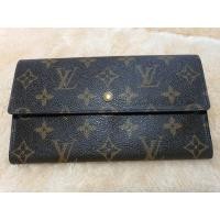 ราคา Louis Vuitton (LV) กระเป๋าสตางค์หลุยส์ วิตตอง 3 พับใบยาว มือสอง แท้ (19405702720)